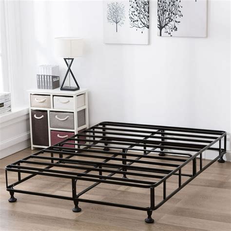 box spring on metal frame|metal beds requiring box springs.